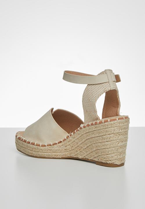 Miss Black - Letaba wedge heel - ivory