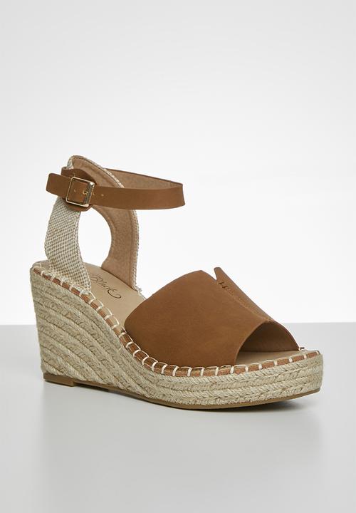 Miss Black - Letaba wedge heel - tan