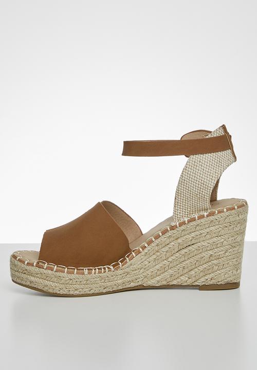 Miss Black - Letaba wedge heel - tan