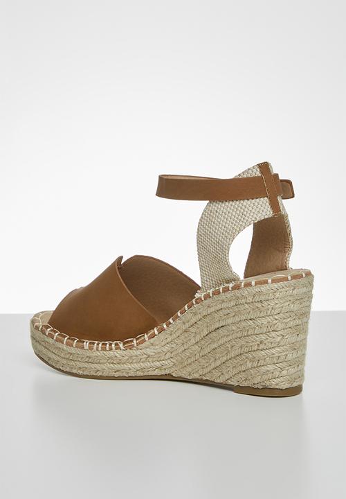Miss Black - Letaba wedge heel - tan