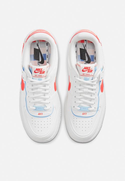 Nike - Air Force 1 Shadow SE - summit white-team orange