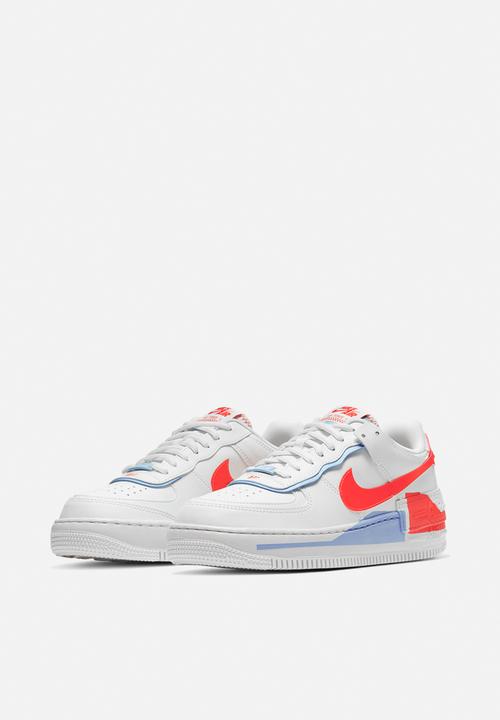 Nike - Air Force 1 Shadow SE - summit white-team orange