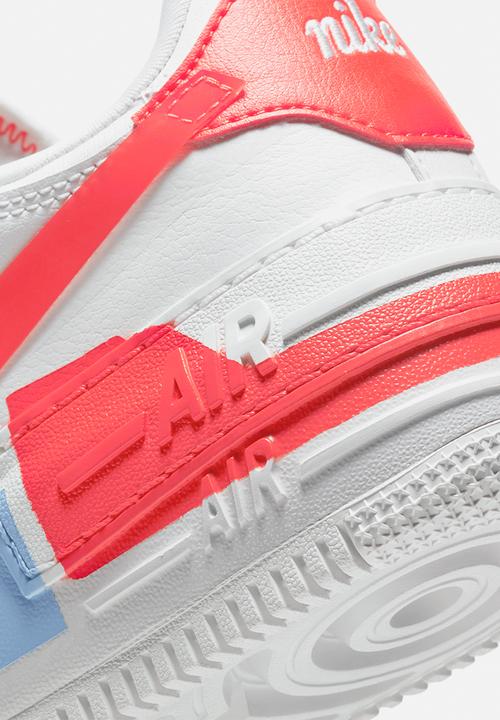 Nike - Air Force 1 Shadow SE - summit white-team orange