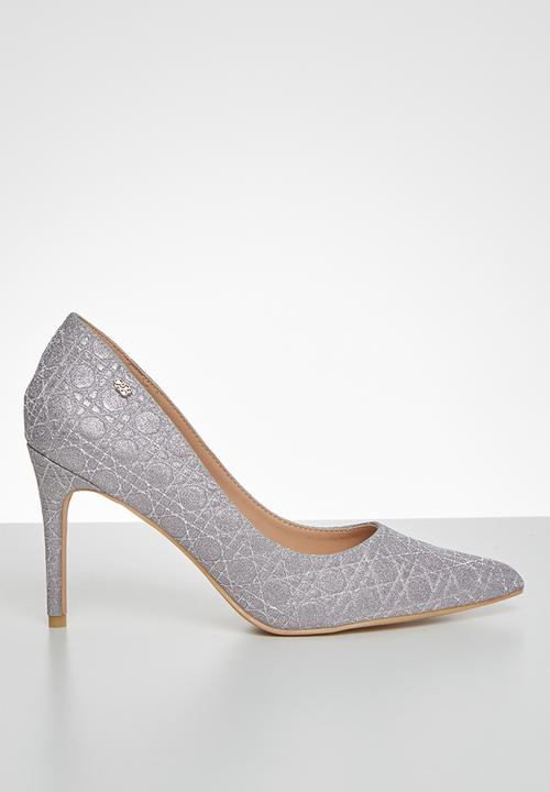 Miss Black - Apolo heel - silver