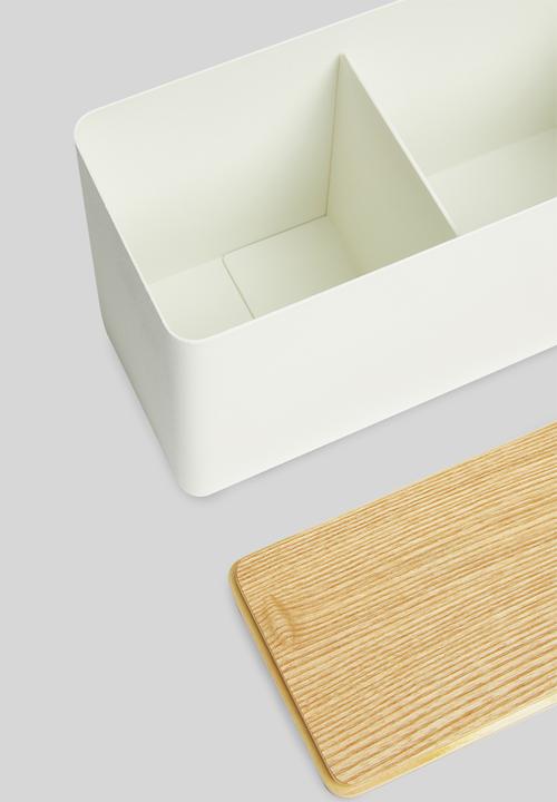 Yamazaki - Rin sanitary storage box - white