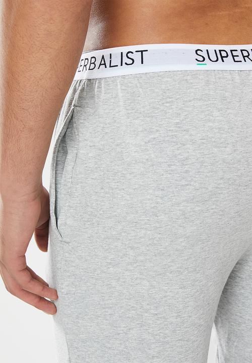 Superbalist - Slim fit knit lounge shorts - grey