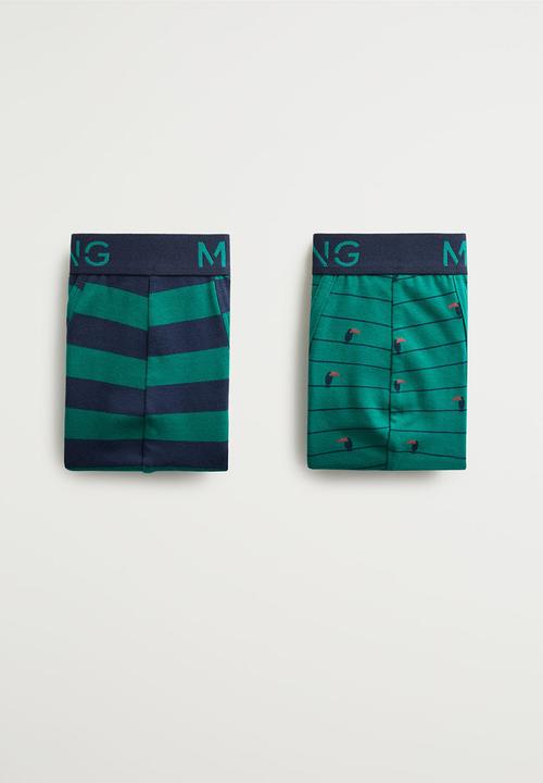 MANGO - Tucan boxers - green