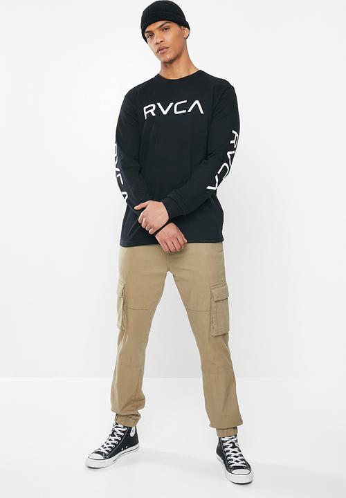 RVCA - Big Rvca long sleeve tee - black
