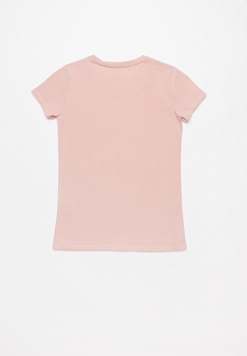 GUESS - Short sleeve  ariel tee -  pink