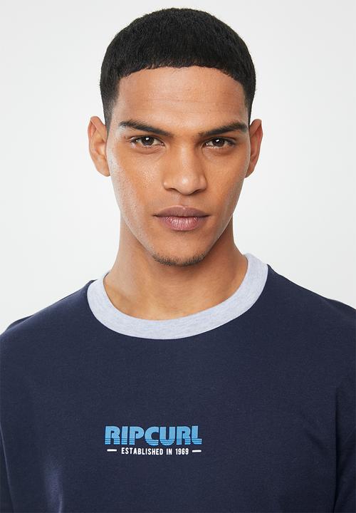 Rip Curl - Panel crew sweater - navy & grey