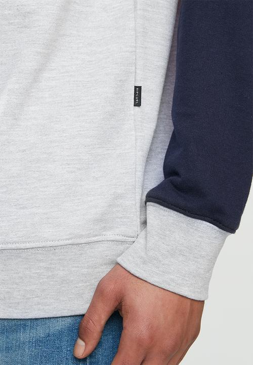 Rip Curl - Panel crew sweater - navy & grey
