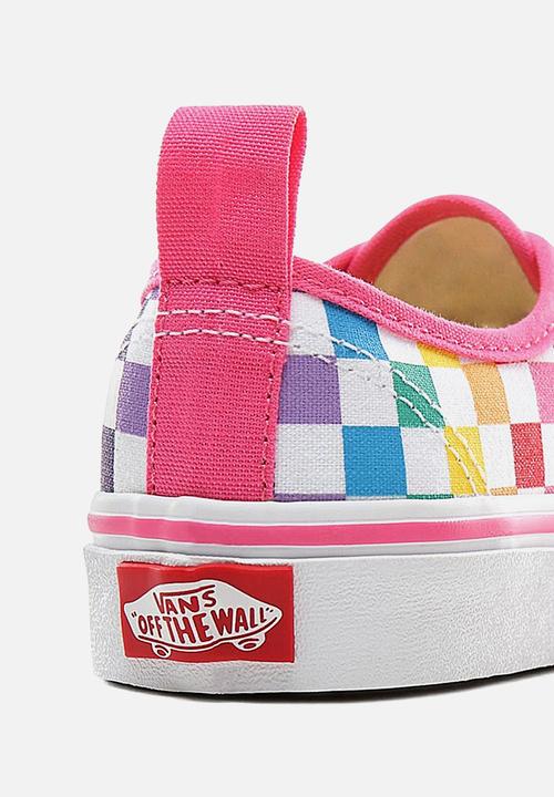 Vans - Uy authentic elastic lace - rainbow