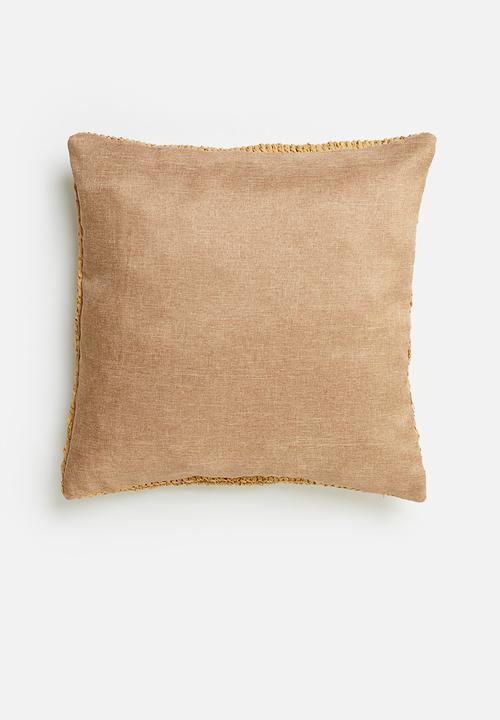 Sixth Floor - Willow woven cushion cover - natural