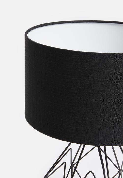Sixth Floor - Jade table lamp - black 
