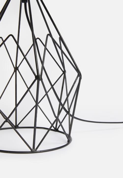 Sixth Floor - Jade table lamp - black 