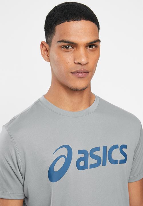 ASICS - Silver Asics tee - sheet rock & grand shark