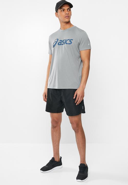 ASICS - Silver Asics tee - sheet rock & grand shark