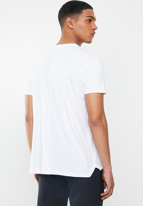ASICS - Silver Asics tee - brilliant white & performance black