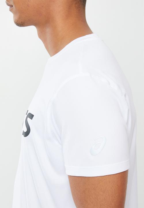 ASICS - Silver Asics tee - brilliant white & performance black