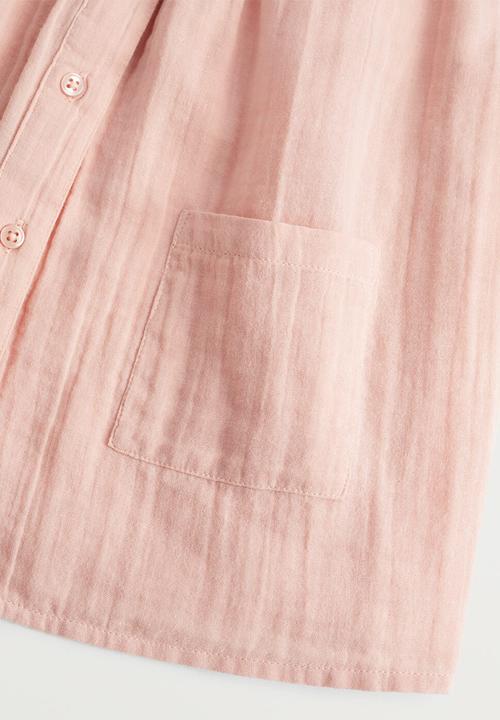 MANGO - Dress pale - rose