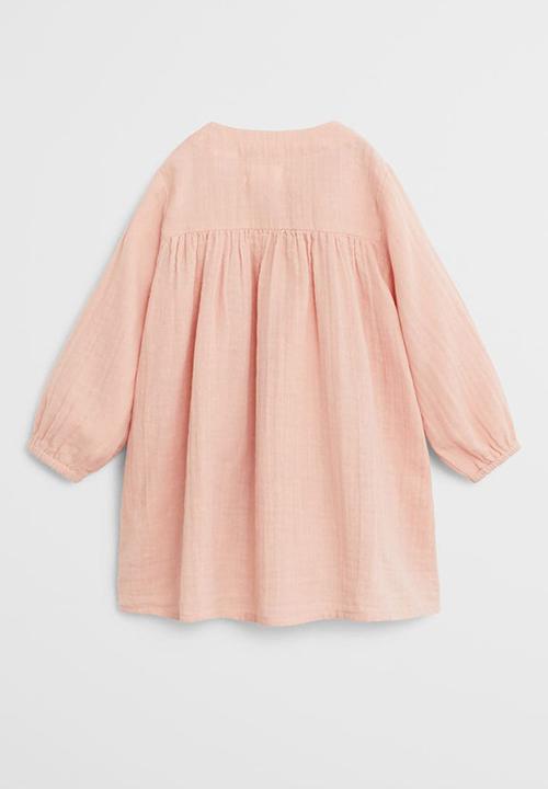 MANGO - Dress pale - rose