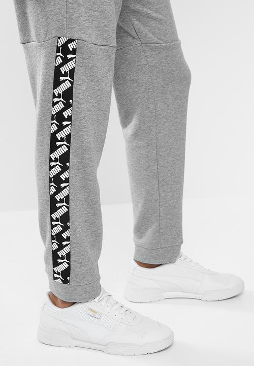 PUMA - Amplified trackpants - medium grey heather