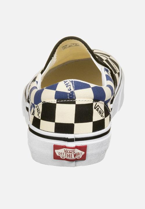Vans - Classic Slip-On - (big check) black & navy