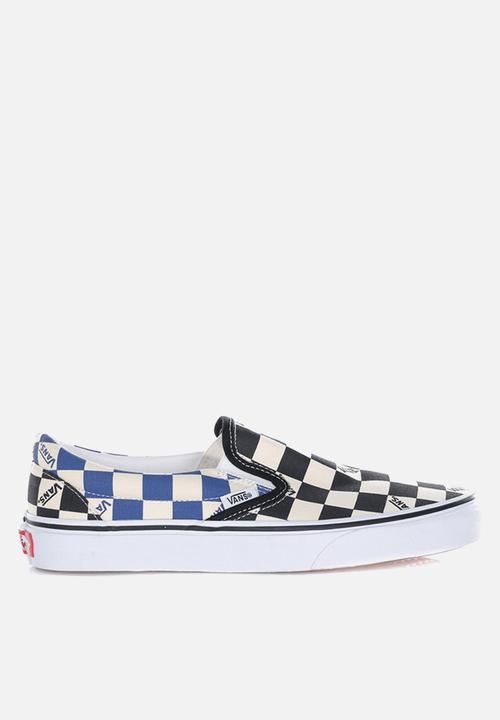 Vans - Classic Slip-On - (big check) black & navy