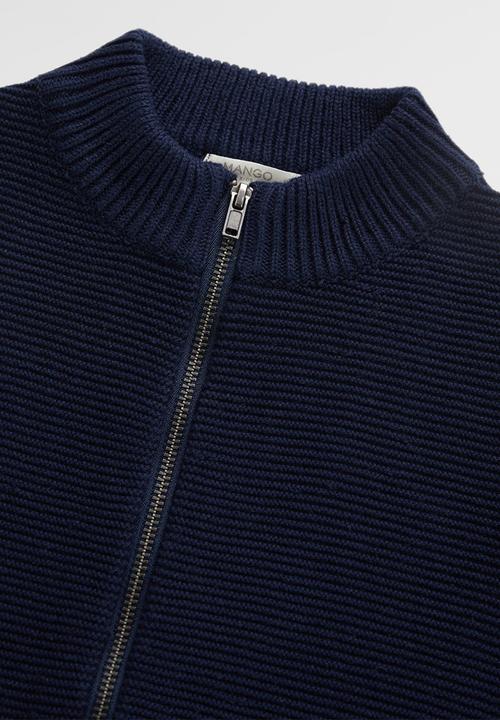 MANGO - Cardigan David - marine