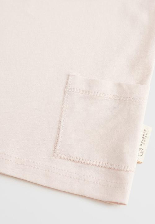 MANGO - T-shirt basi - rose