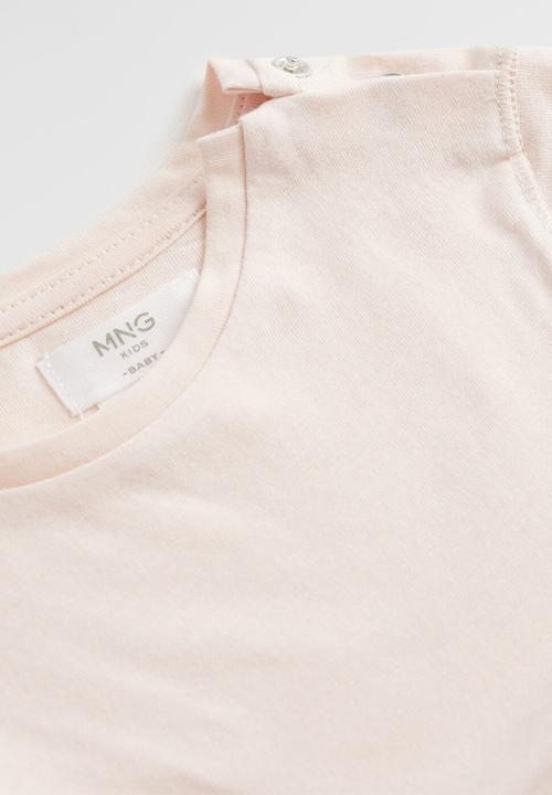 MANGO - T-shirt basi - rose