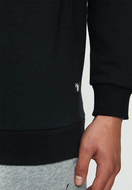 PUMA - Essential logo crew fleece sweat - puma black