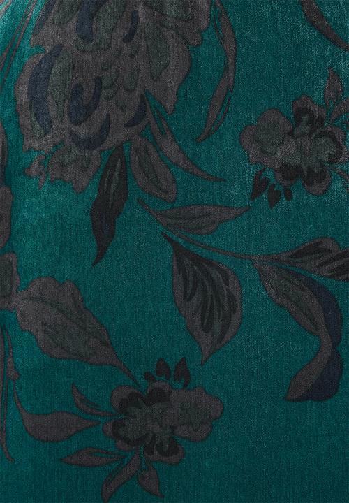 VELVET - Satin midi dress - teal