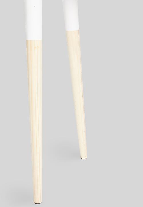 Native Decor - Pill console table - white