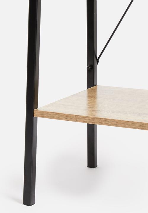 H&S - Metal bookcase - natural & black 