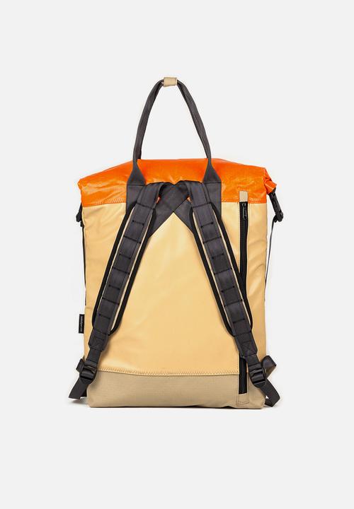 Sealand - Rowlie backpack - tan & orange 