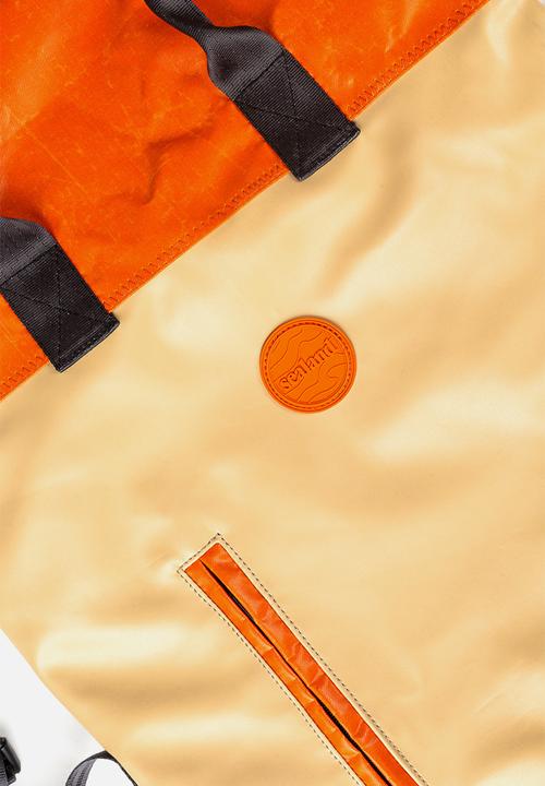 Sealand - Rowlie backpack - tan & orange 