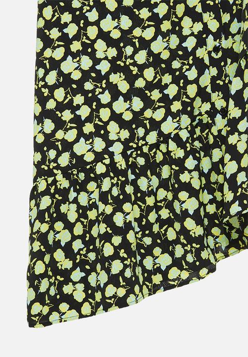 Glamorous - Petite mini wrap dress - multi