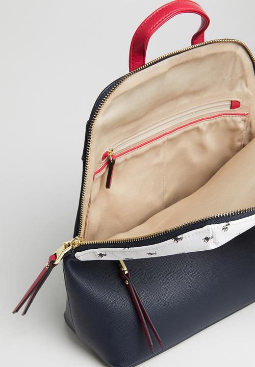 POLO - Monicello backpack - navy & white