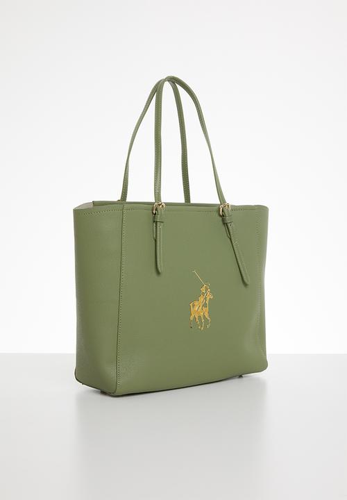 POLO - Lyon pebble tote - green