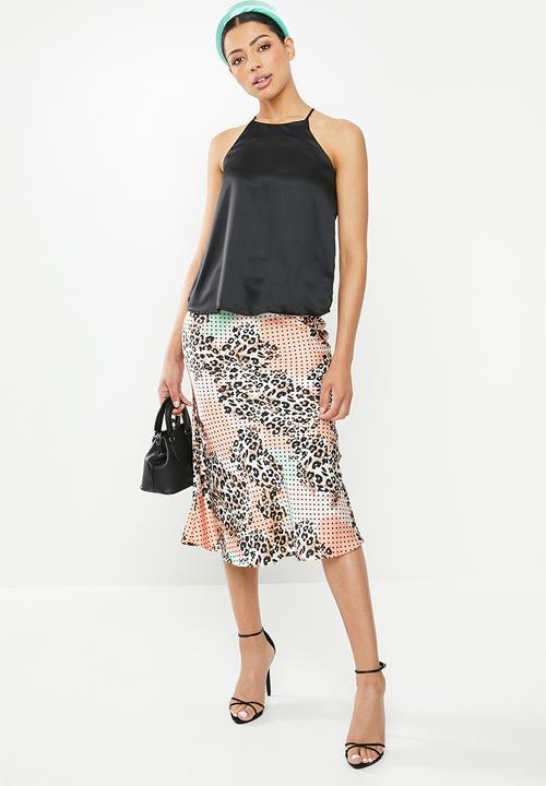 Glamorous - Petite midi skirt - multi