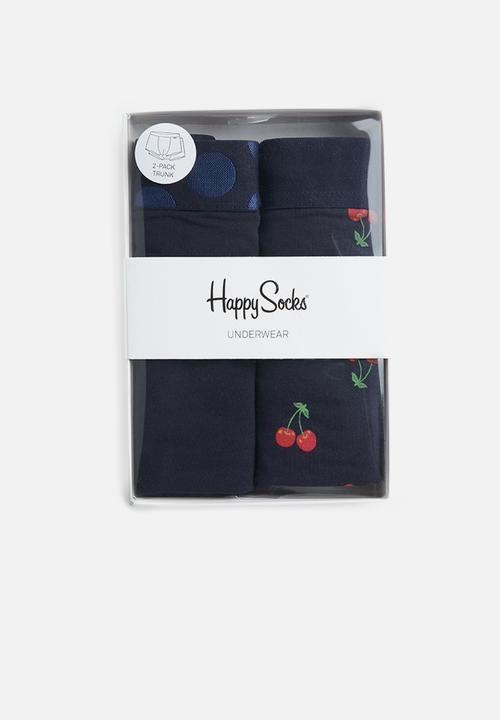 Happy Socks - 2-Pack cherry trunks - navy