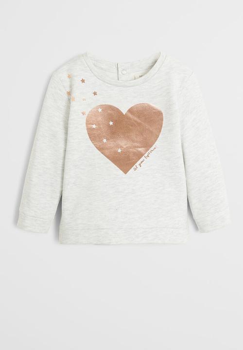 MANGO - Sweatshirt light - light grey