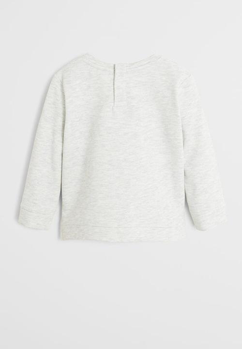 MANGO - Sweatshirt light - light grey