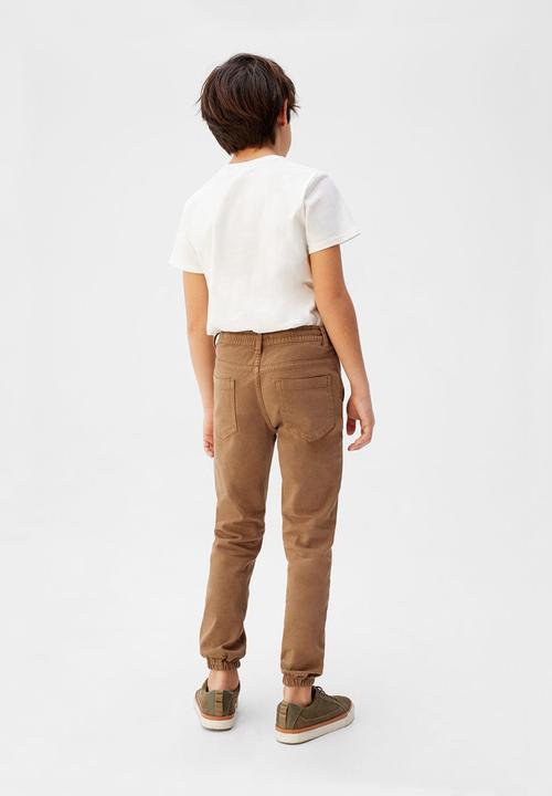 MANGO - Trousers cord  - brown 