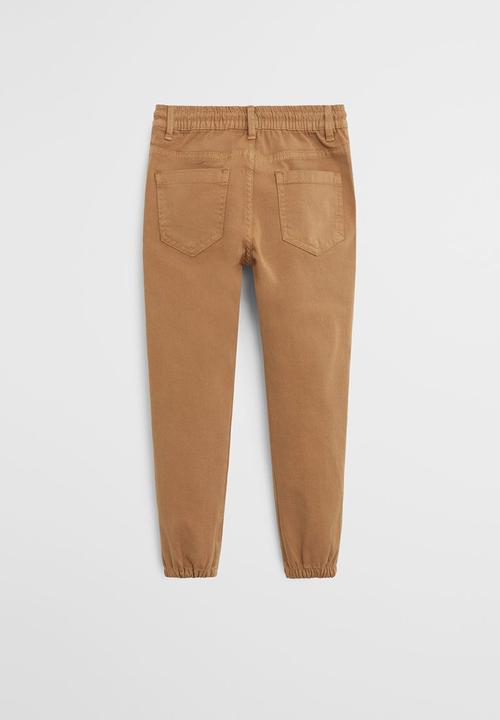 MANGO - Trousers cord  - brown 