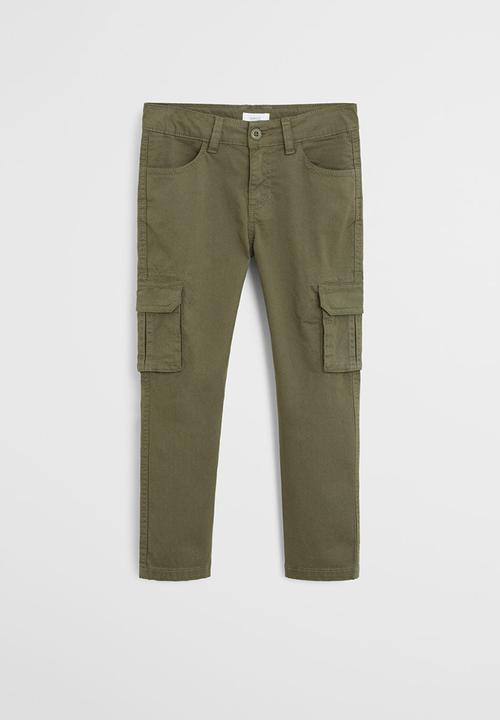 MANGO - Trousers kike - khaki