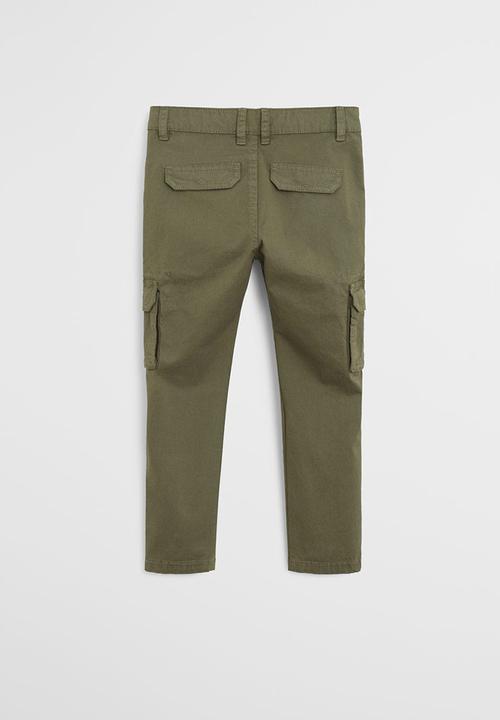 MANGO - Trousers kike - khaki