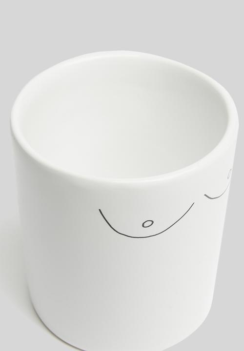 Sugar & Vice - Emma wide jar - black & white
