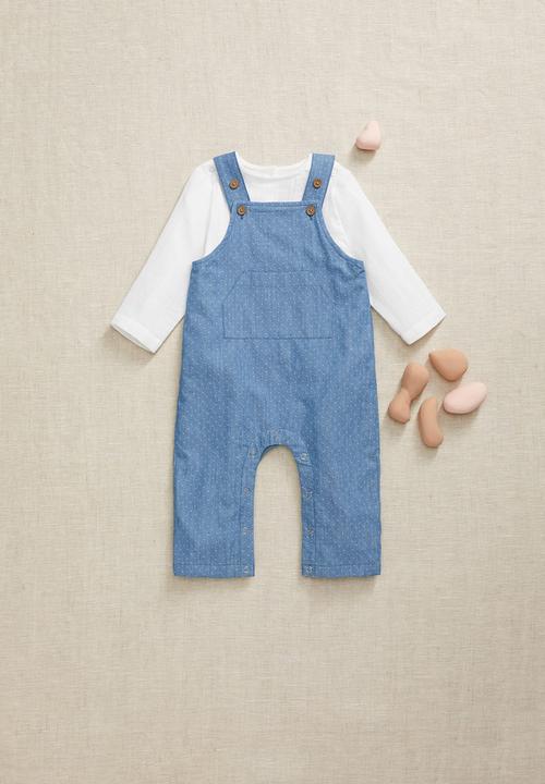 MANGO - Dungarees Rita - blue 